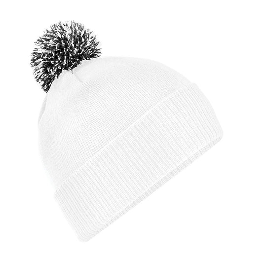 Snowstar contrast pom pom bobble beanie BC450 - Trustsport