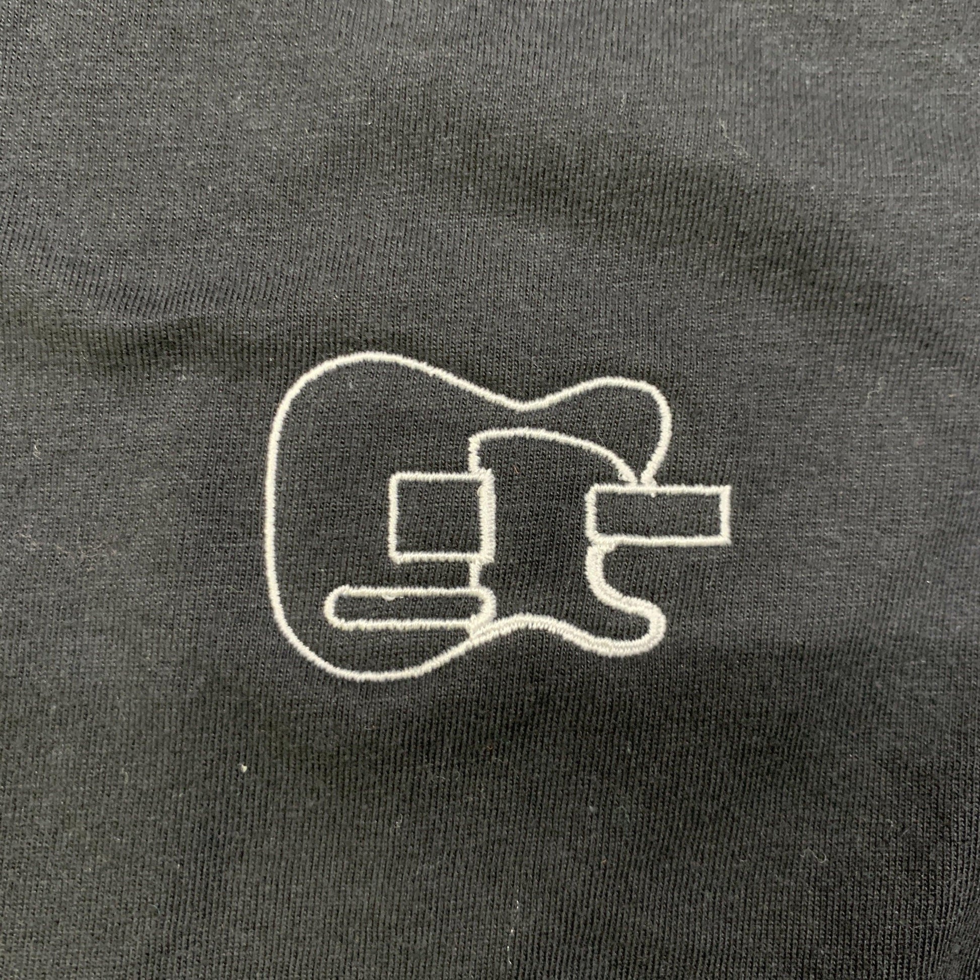 Embroidered Guitar T-Shirt - Trustsport