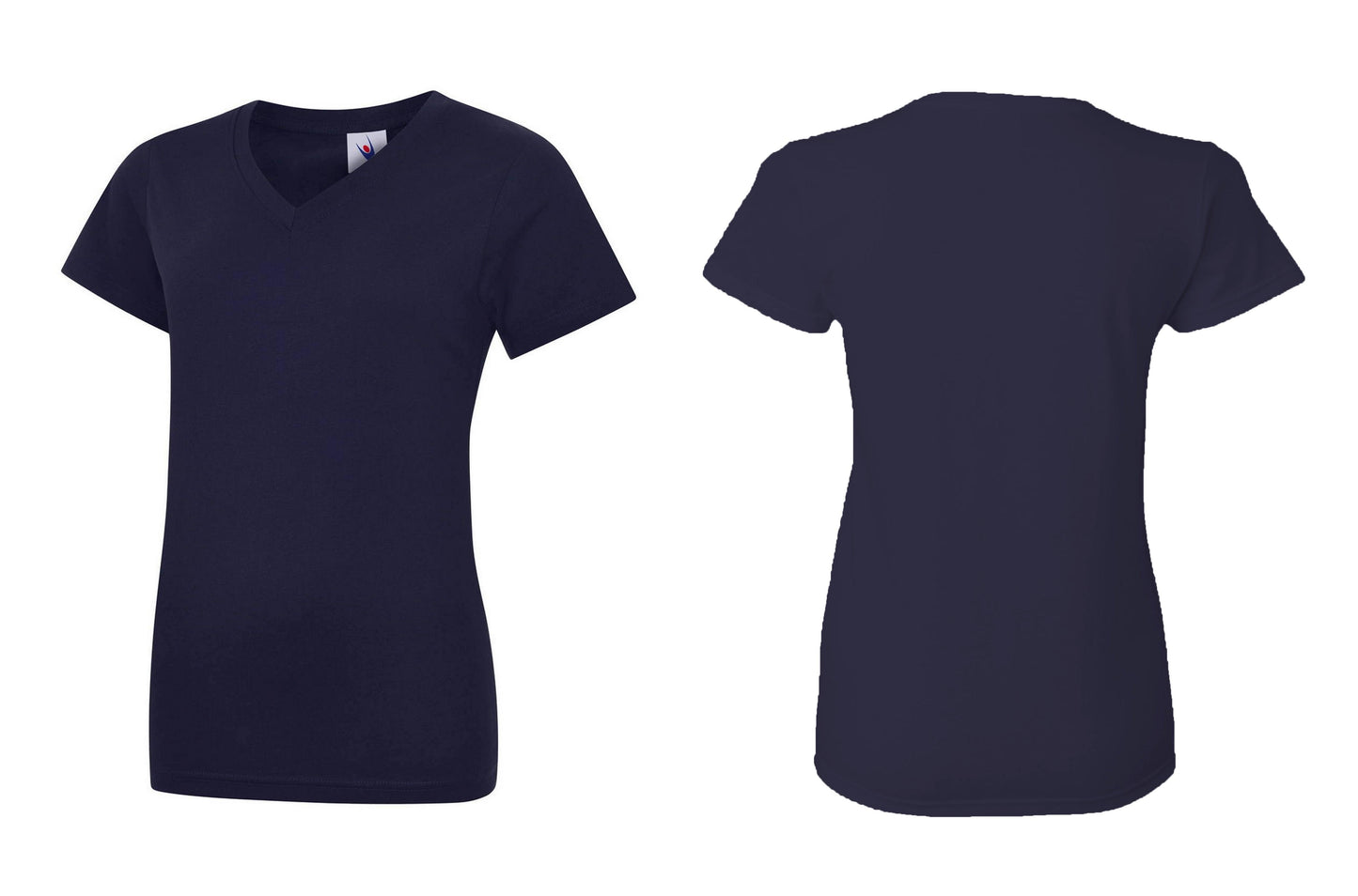 Ladies Classic V Neck T Shirt UC319 - Trustsport