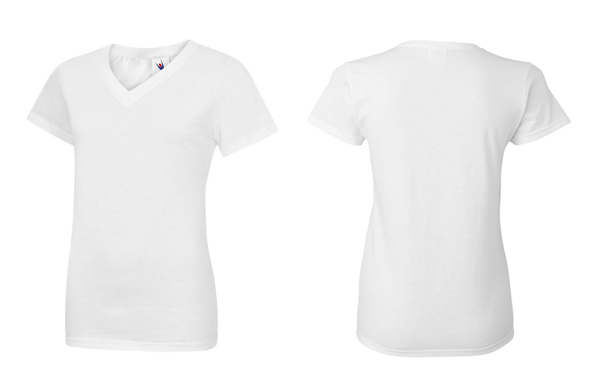 Ladies Classic V Neck T Shirt UC319 - Trustsport