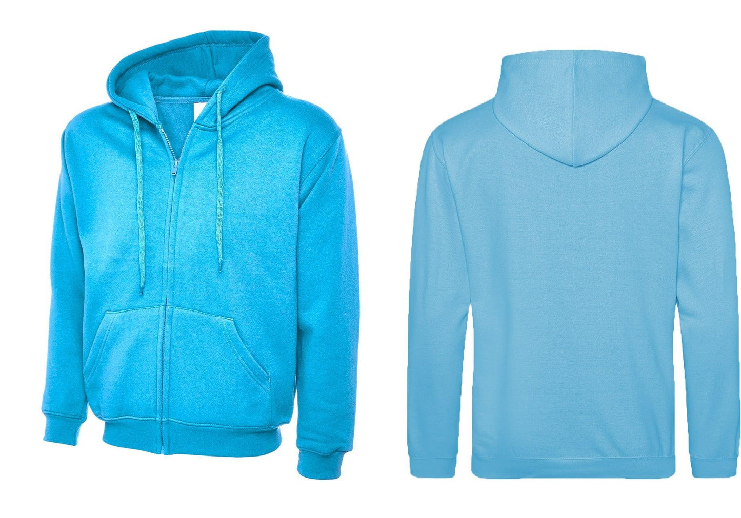 Adults Classic Full Zip Hooded Sweatshirt UC504 - Trustsport