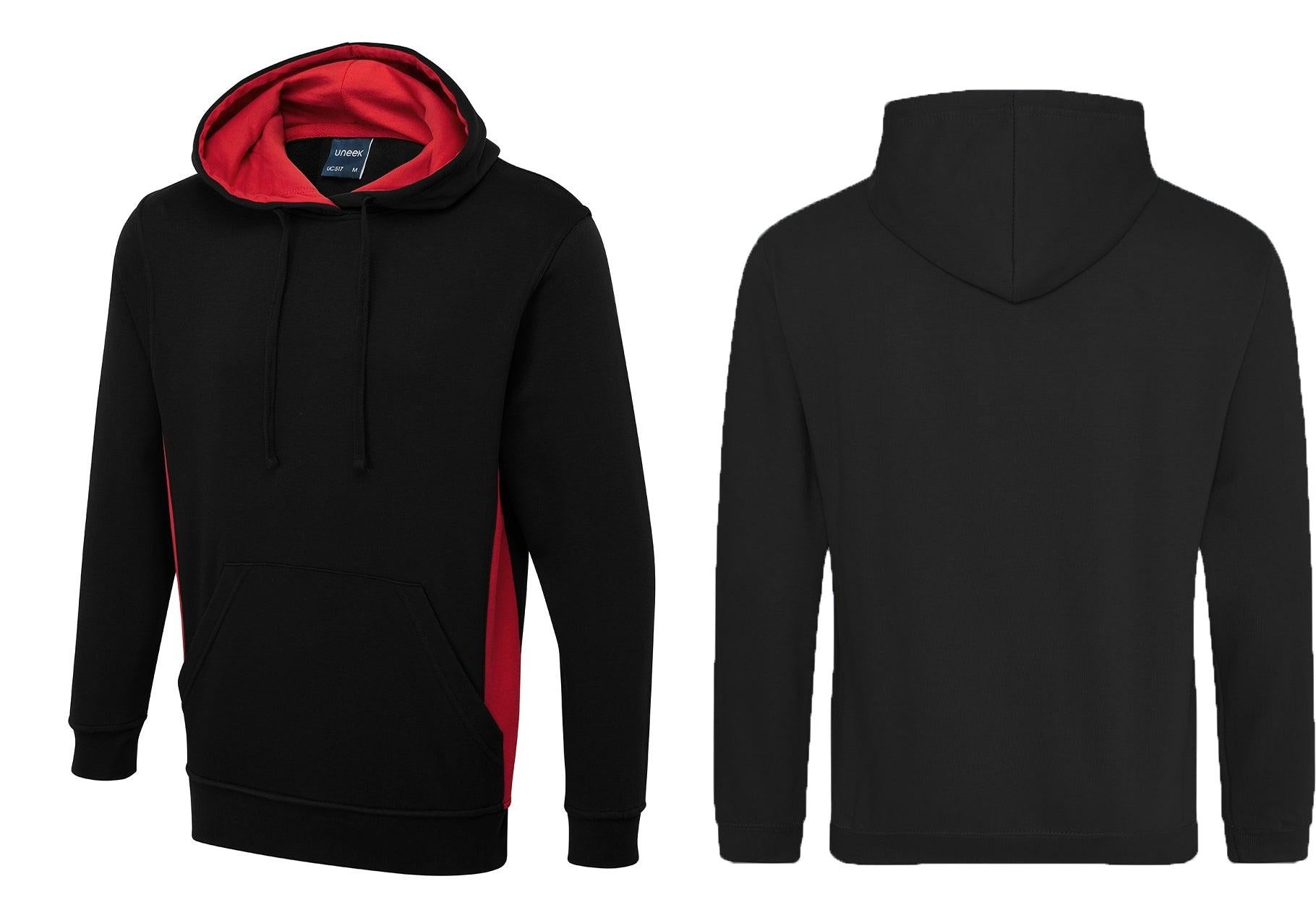 Two Tone Hooded Sweatshirt UC517 - Trustsport