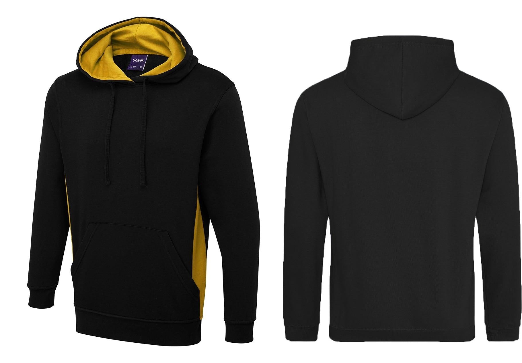 Two Tone Hooded Sweatshirt UC517 - Trustsport