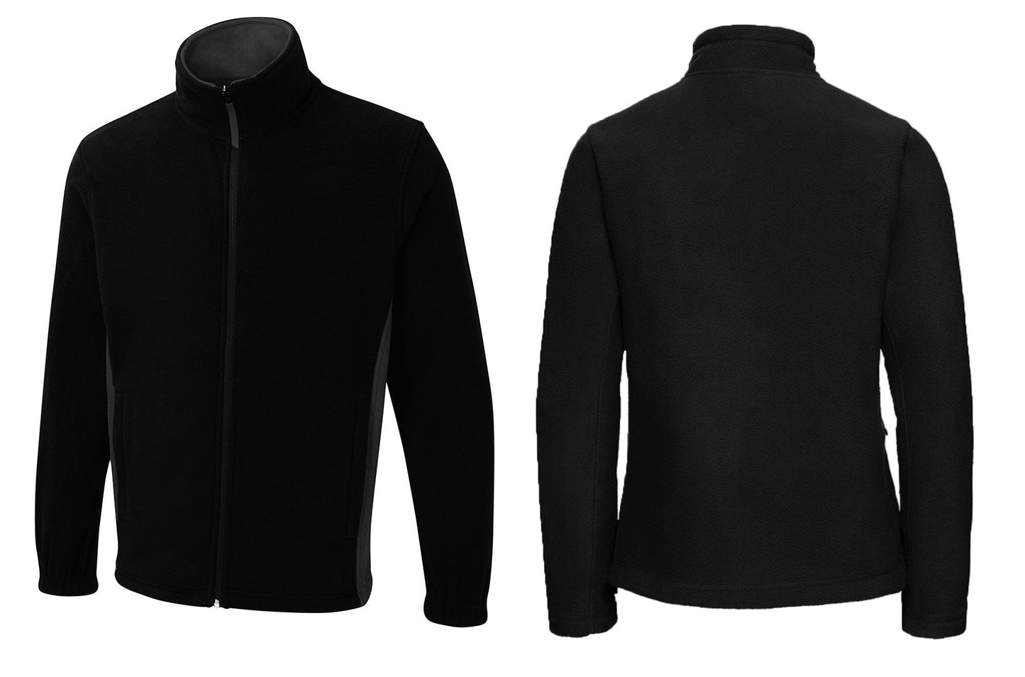 Two Tone Full Zip Fleece Jacket UC617 - Trustsport