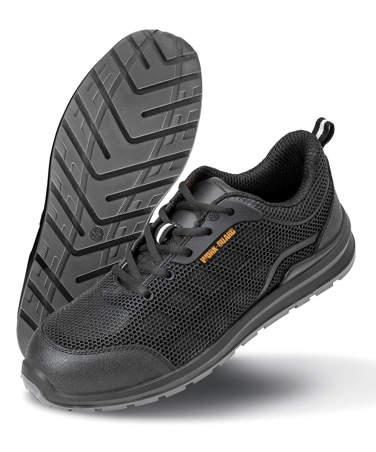 All-black safety trainer R456X - Trustsport