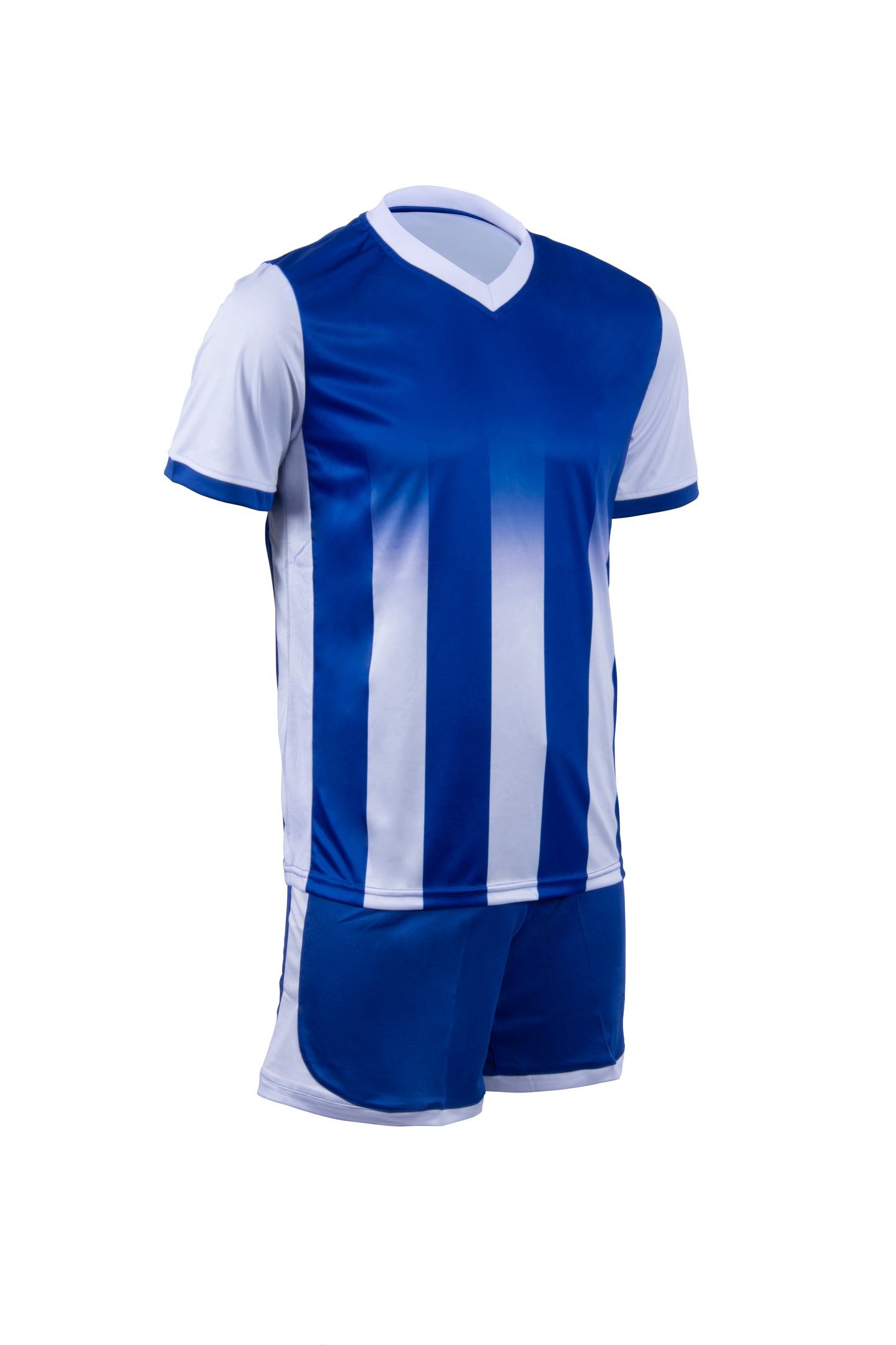 Riga Striped Football Kit with logos and numbers (Adult)