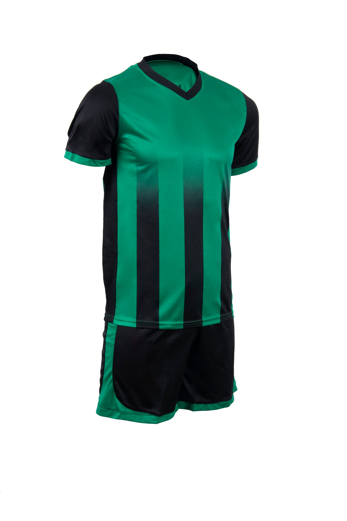 Riga Striped Football Kit with logos and numbers (Adult)