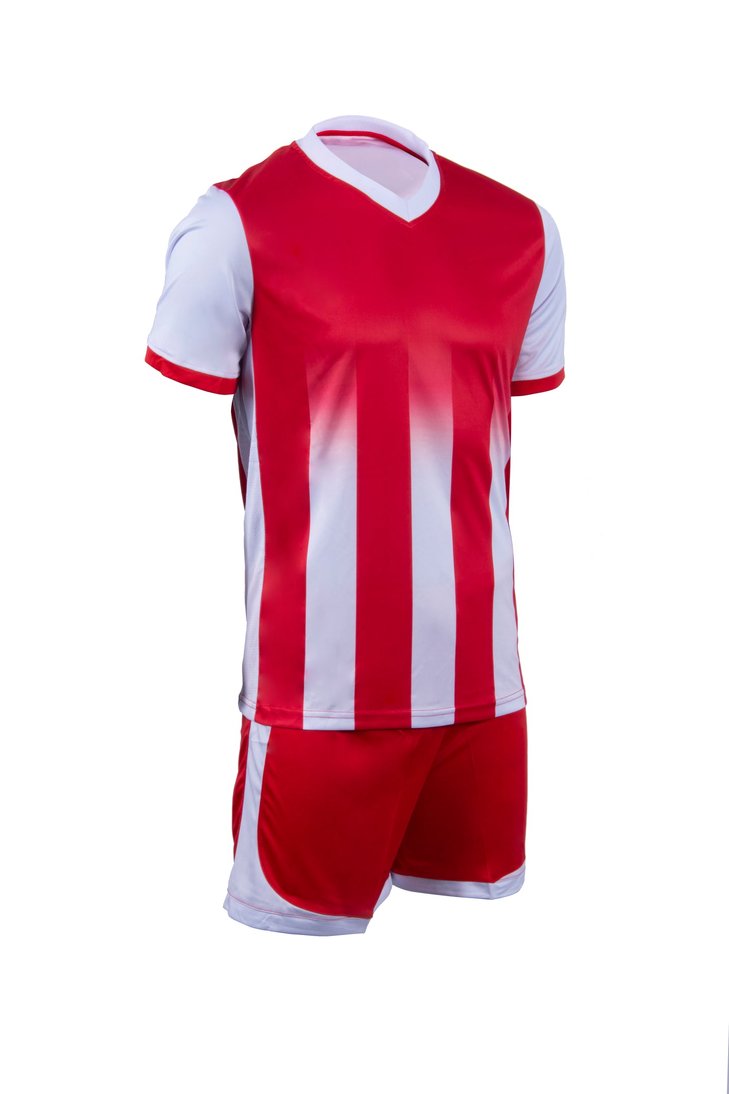 Riga Striped Football Kit with logos and numbers (Adult)
