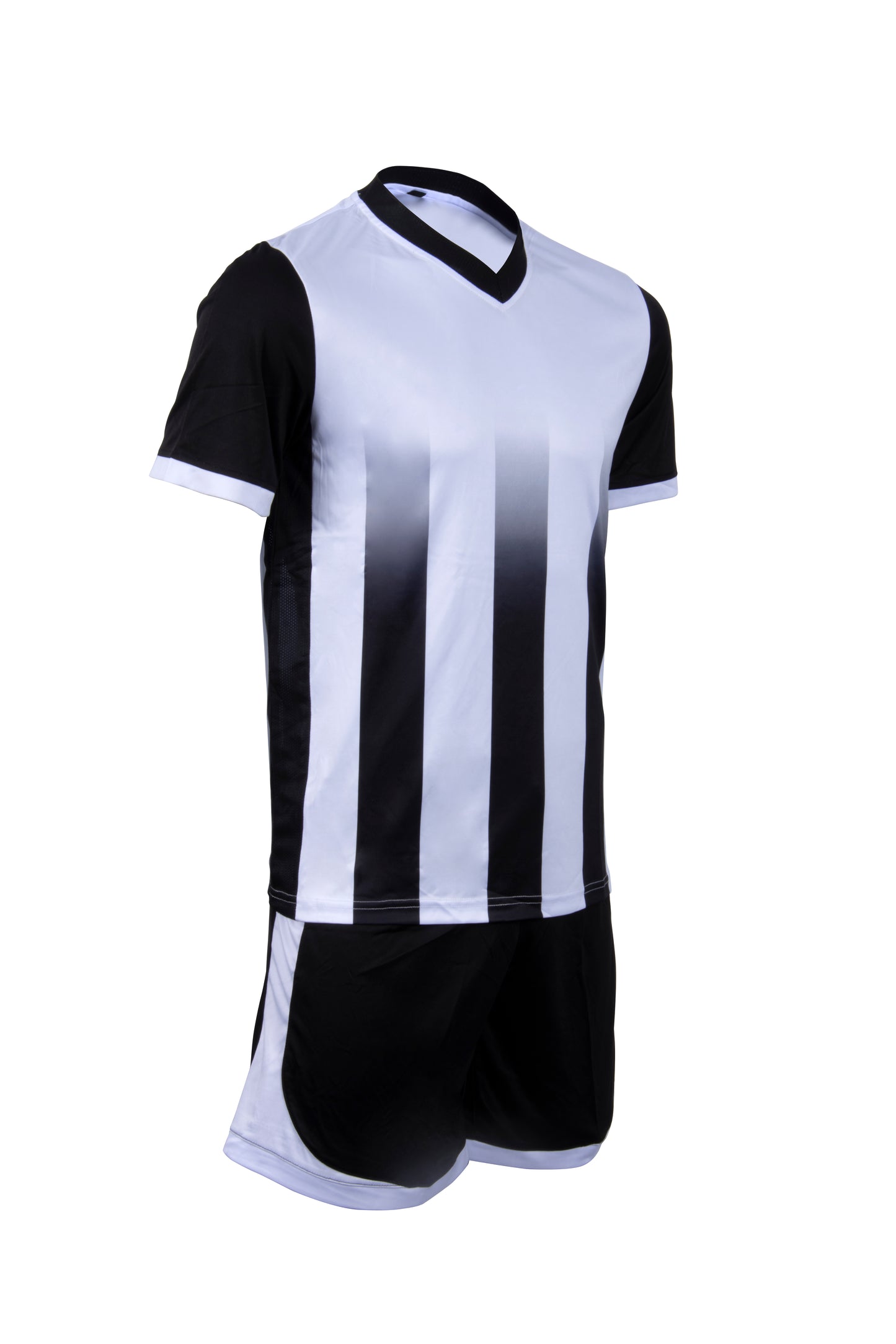 Riga Striped Football Kit with logos and numbers (Adult)