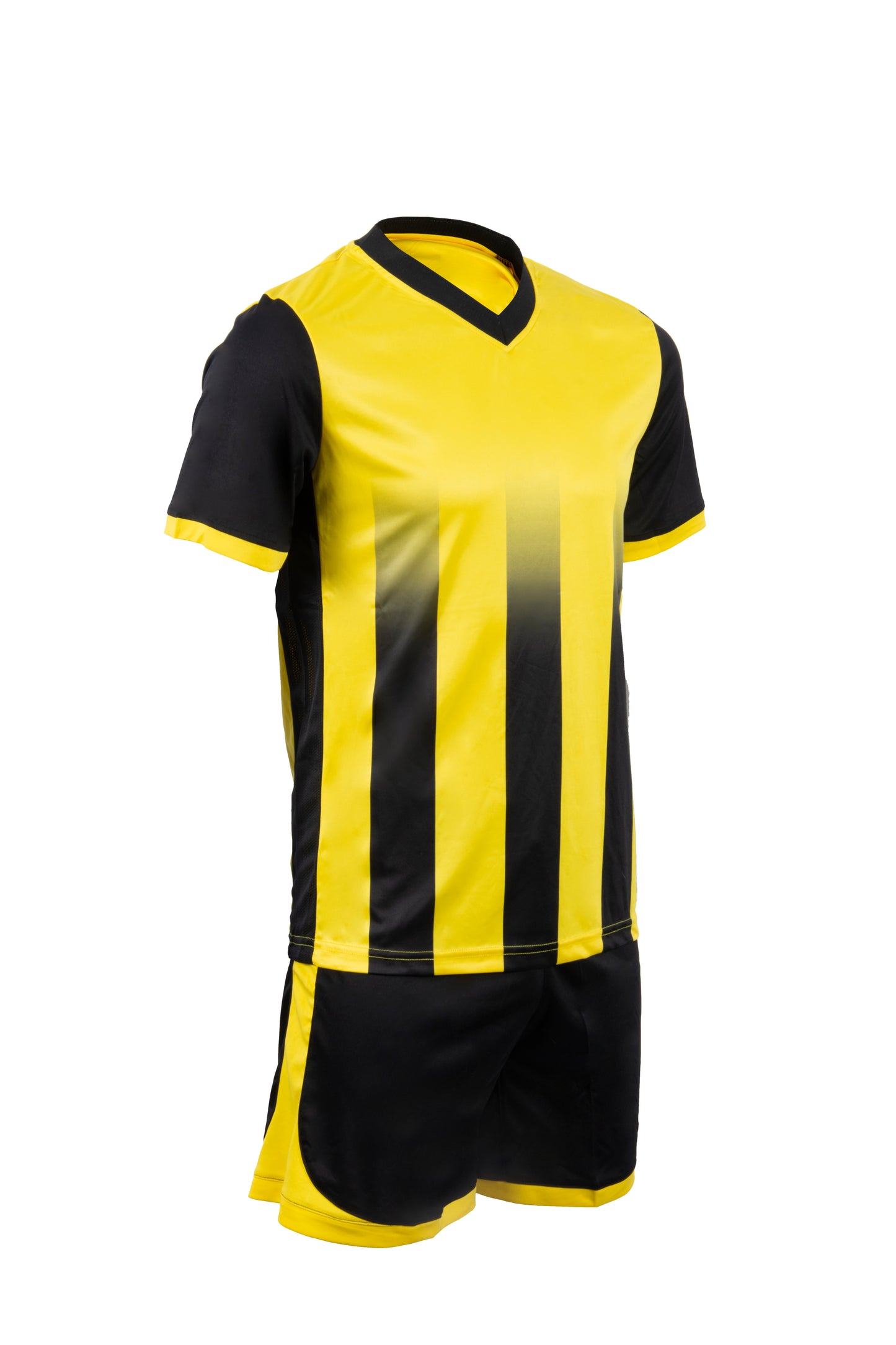 Riga Striped Football Kit with logos and numbers (Adult)