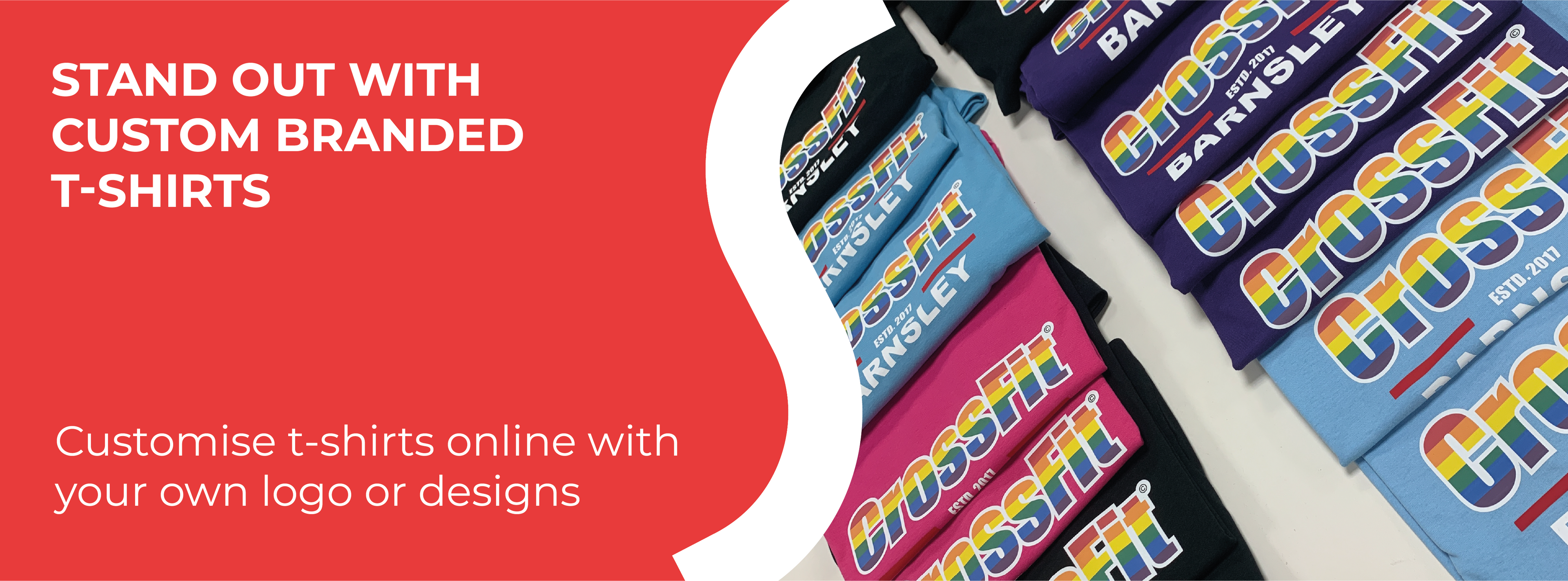 T shirt embroidery clearance barnsley