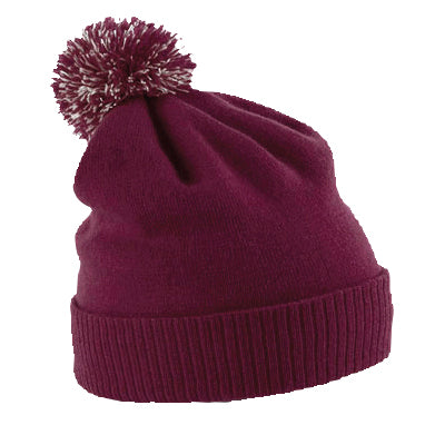 Snowstar contrast pom pom bobble beanie BC450 - Trustsport