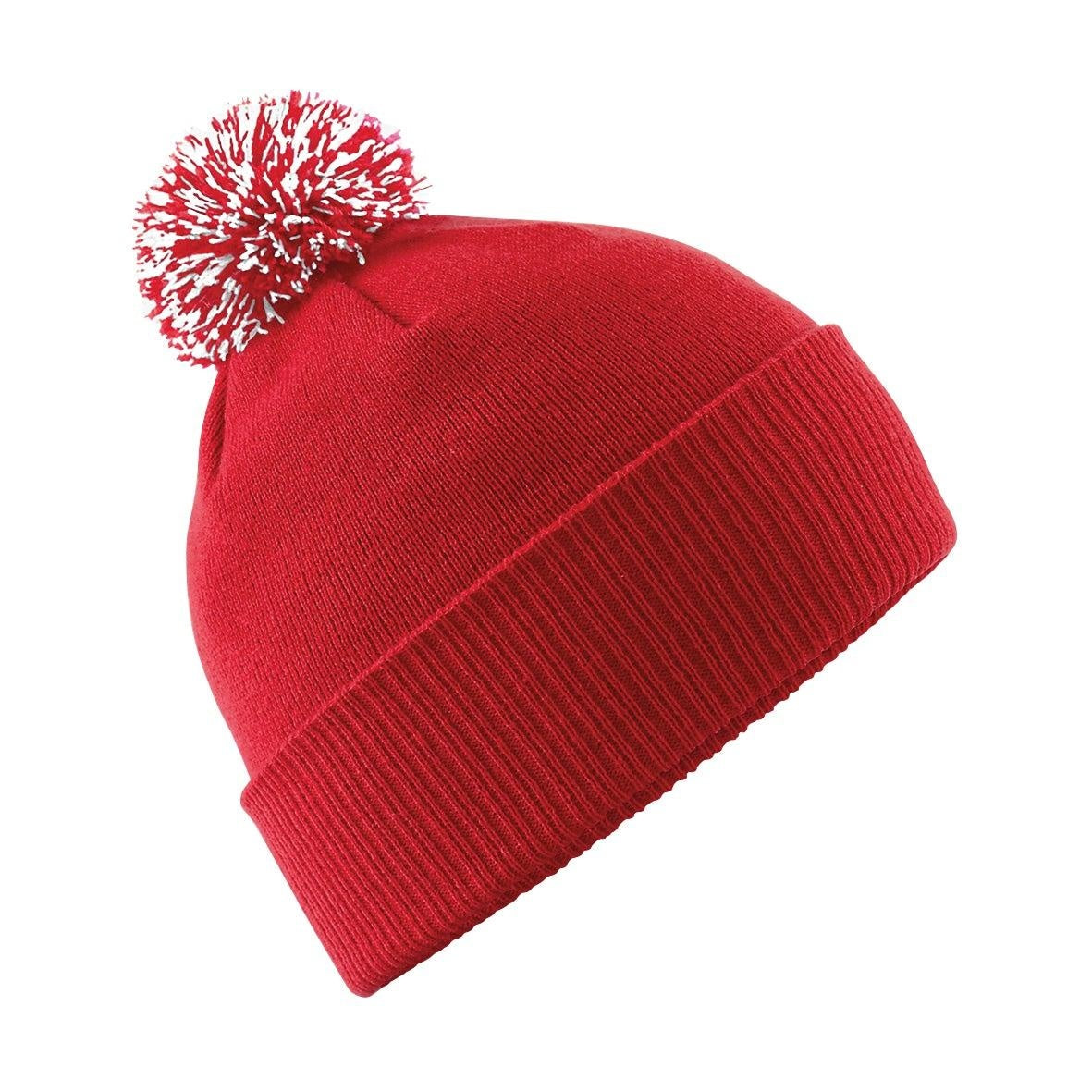 Snowstar contrast pom pom bobble beanie BC450 - Trustsport