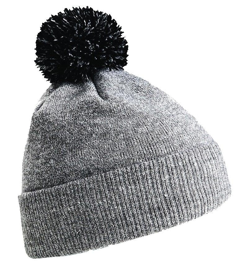 Snowstar contrast pom pom bobble beanie BC450 - Trustsport