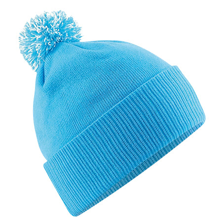 Snowstar contrast pom pom bobble beanie BC450 - Trustsport