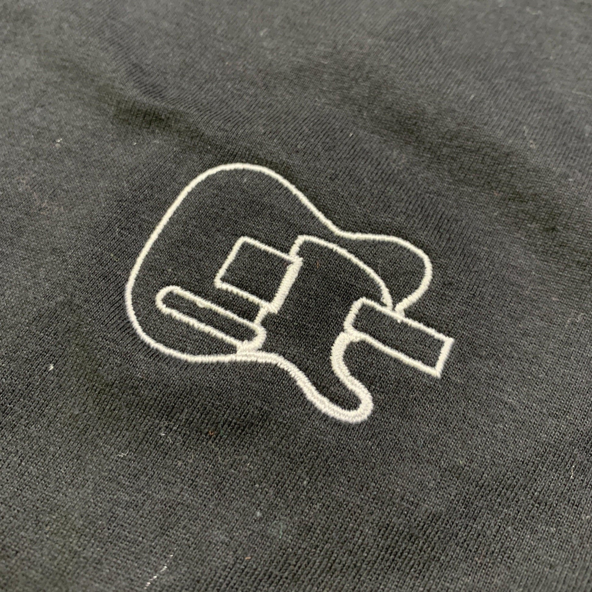 Embroidered Guitar T-Shirt - Trustsport