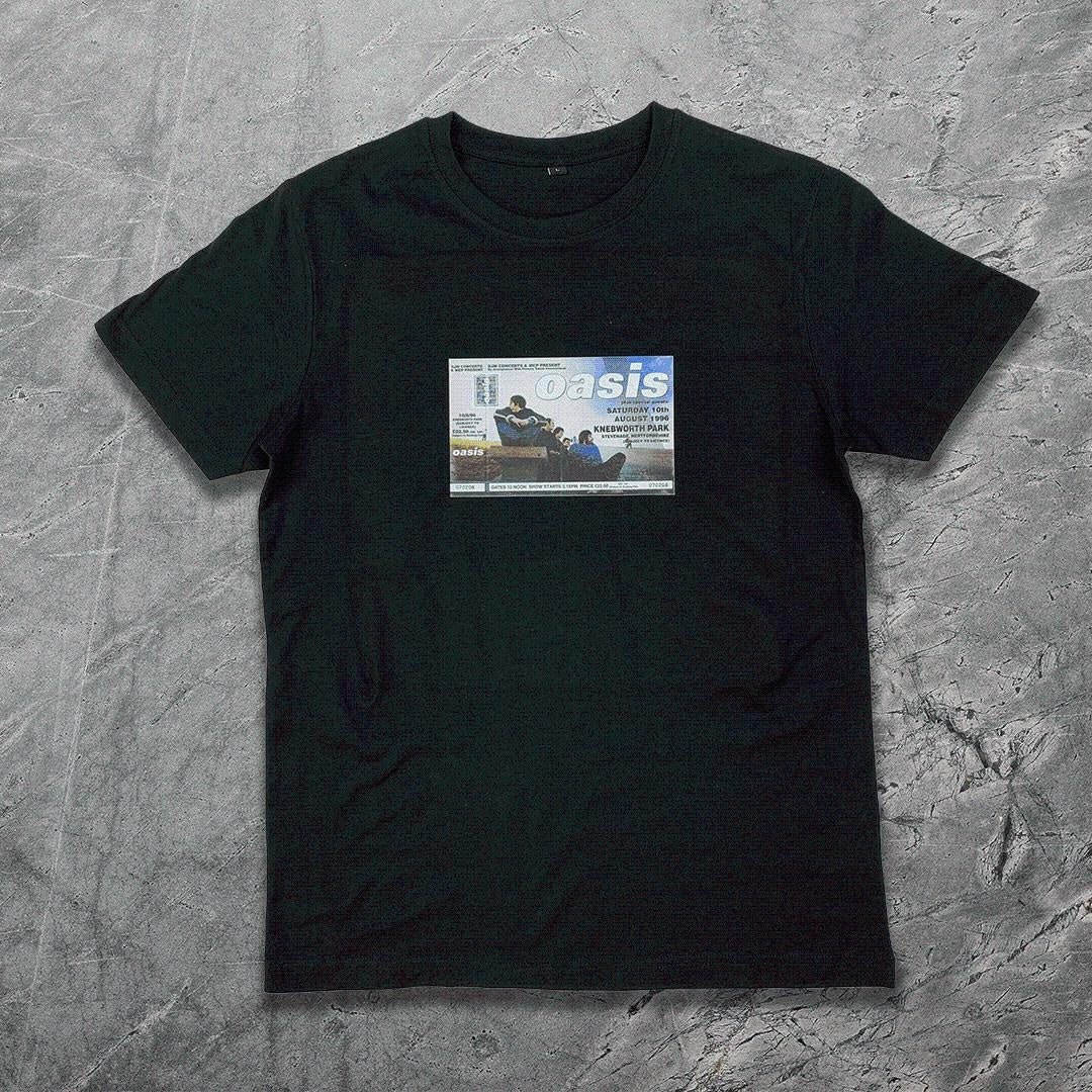 Oasis Kebworth 1996 Concert Ticket T-Shirt - Trustsport