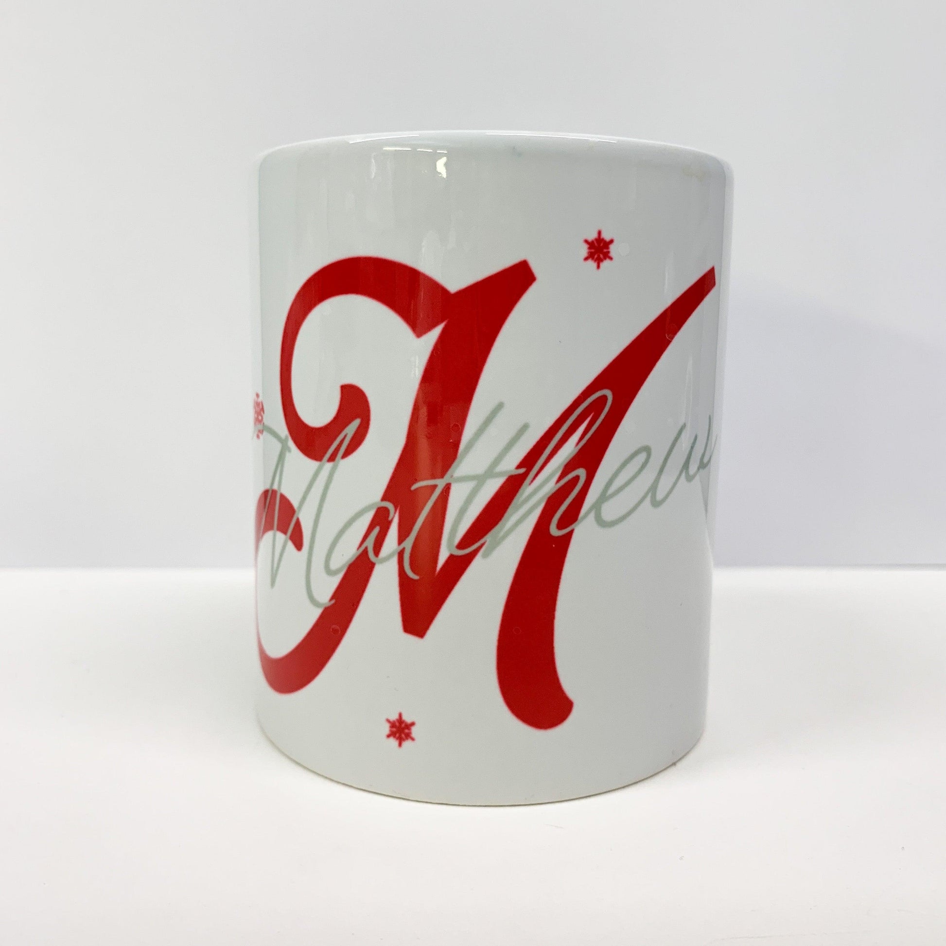 Personalised Name Modern Christmas Mug - Trustsport