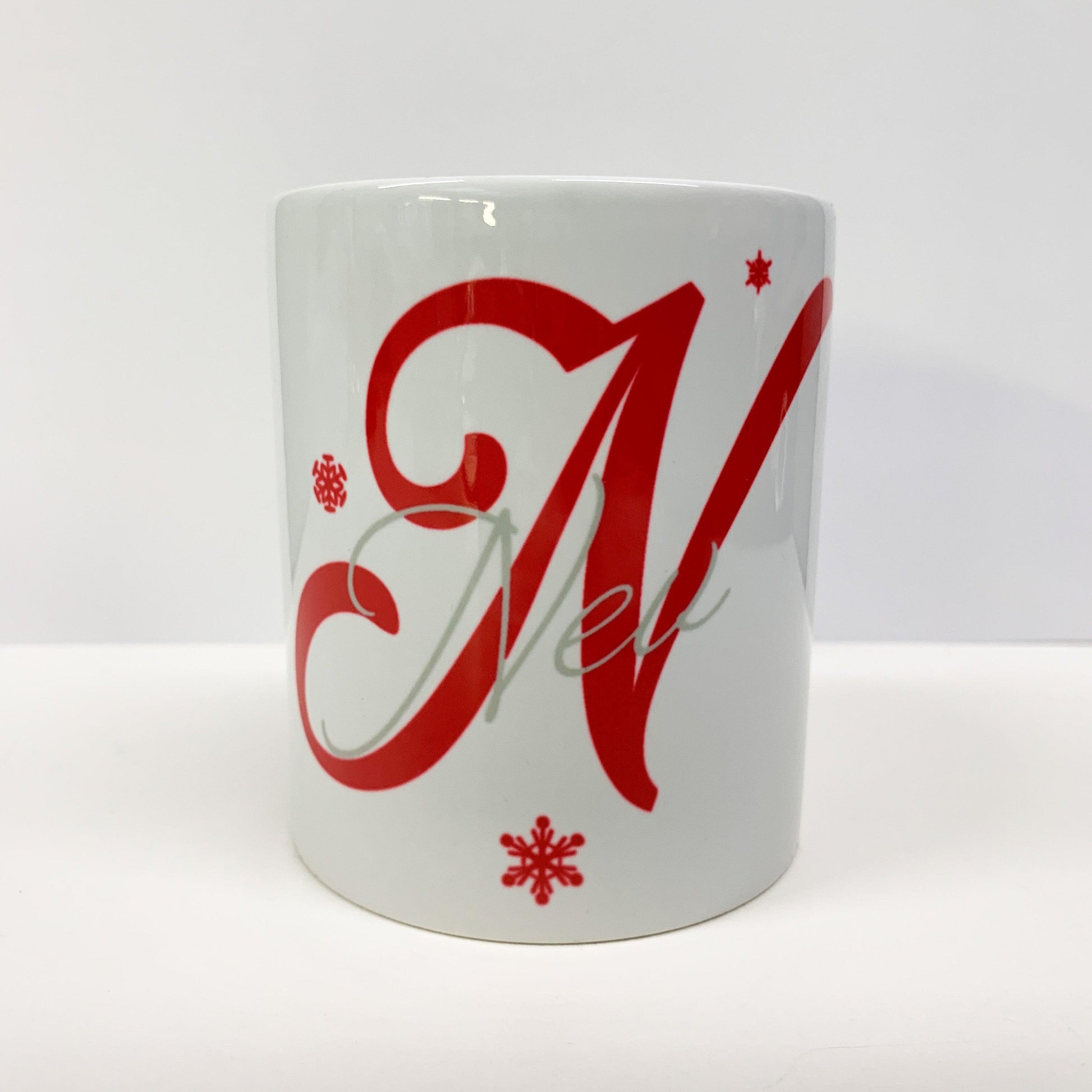 Personalised Name Modern Christmas Mug - Trustsport