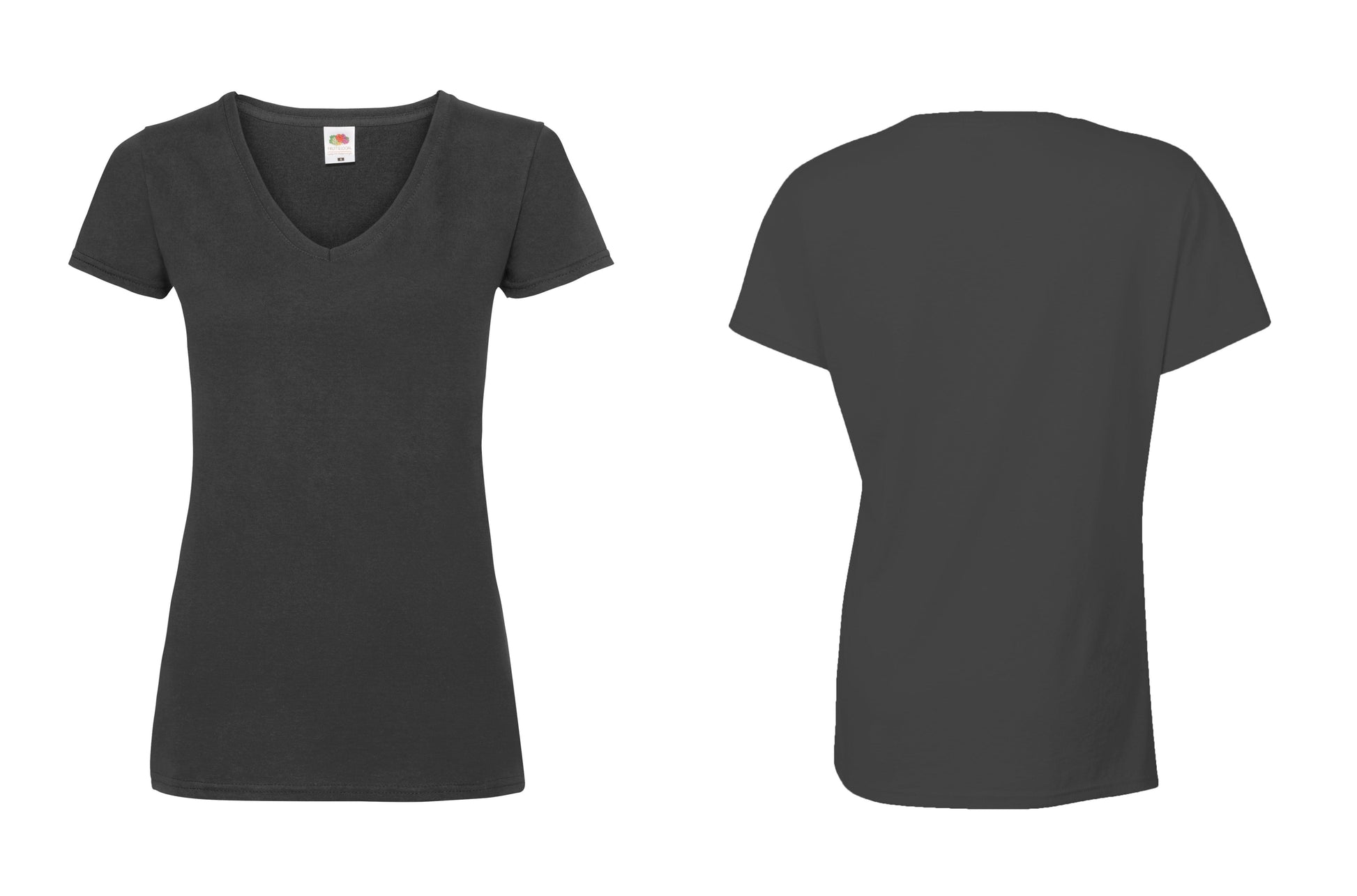 Women's valueweight v-neck T SS047 - Trustsport