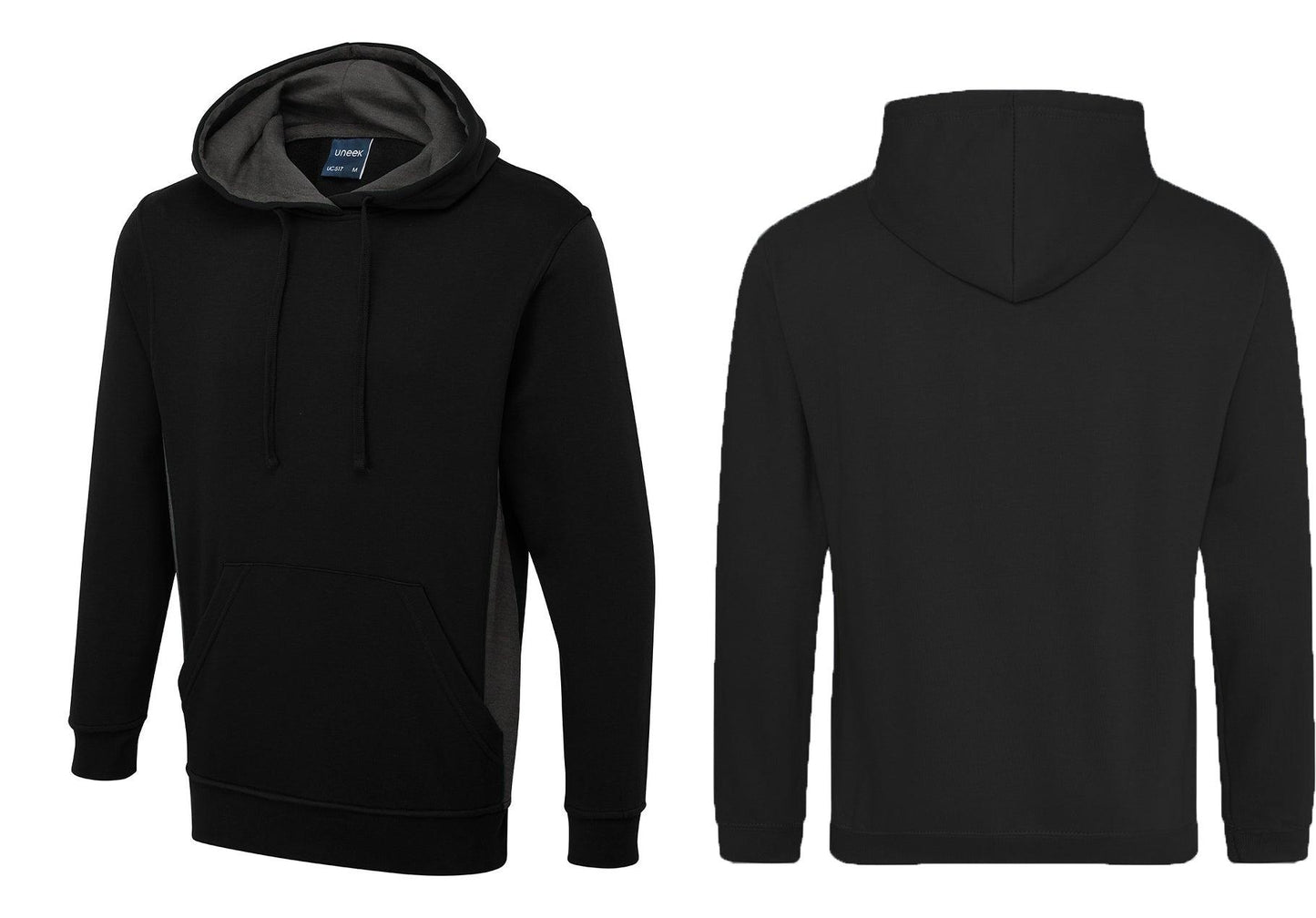 Two Tone Hooded Sweatshirt UC517 - Trustsport
