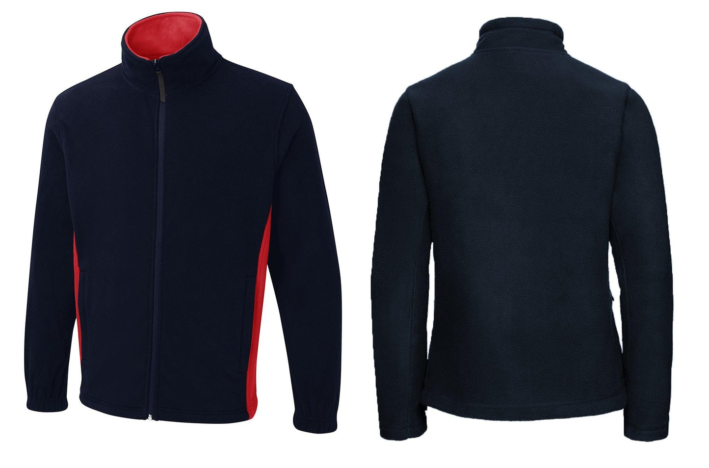 Two Tone Full Zip Fleece Jacket UC617 - Trustsport