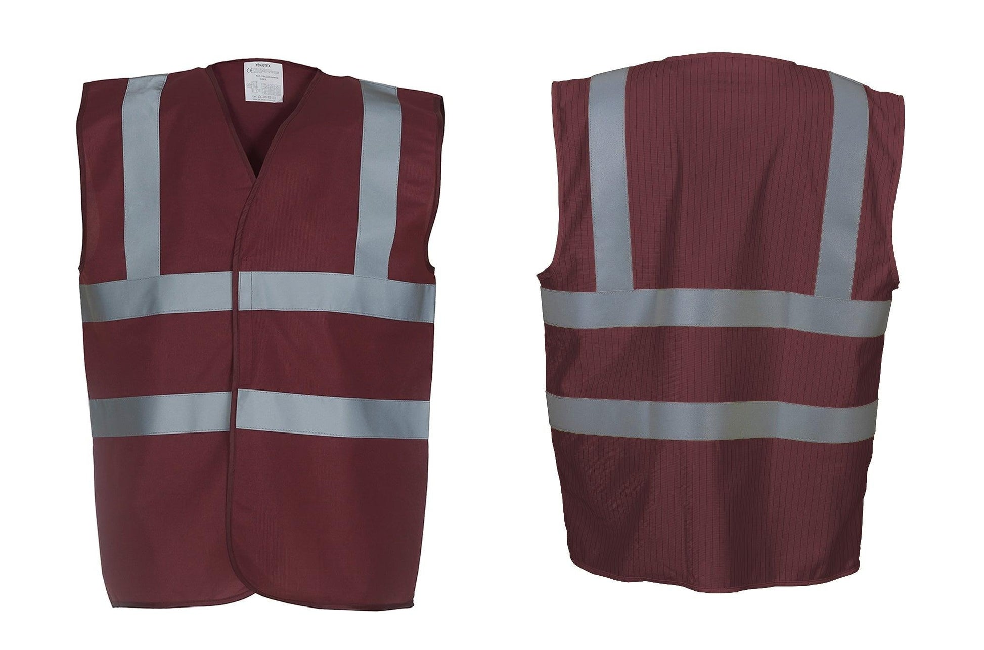 Hi-vis 2-band-and-braces waistcoat YK001 - Trustsport