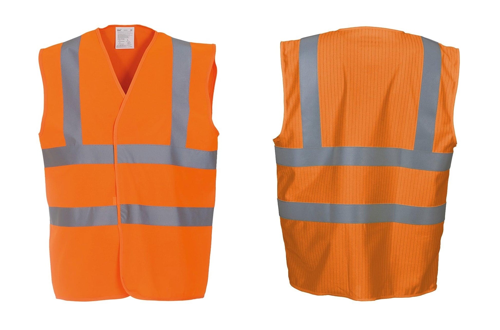 Hi-vis 2-band-and-braces waistcoat YK001 - Trustsport