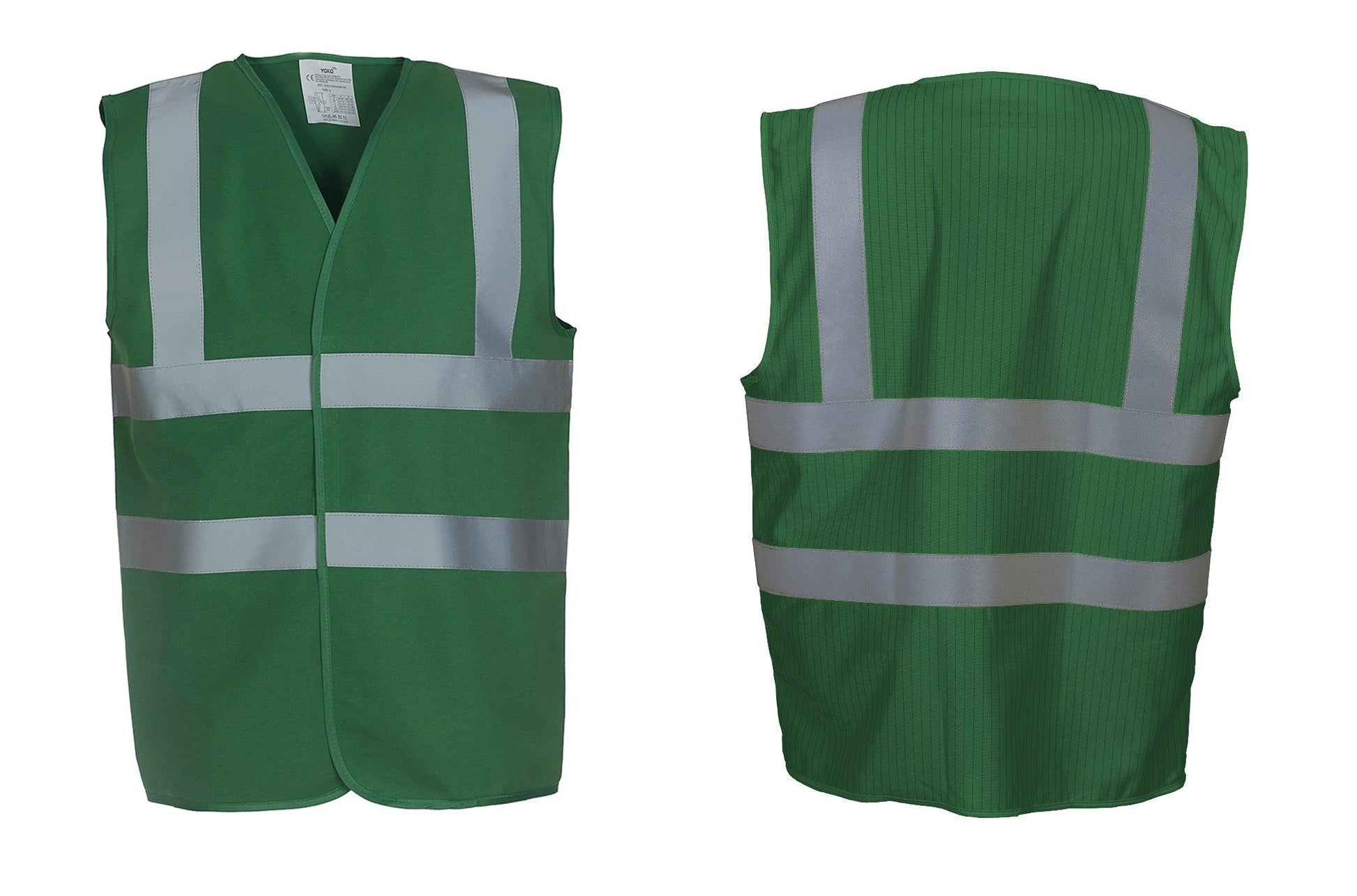 Hi-vis 2-band-and-braces waistcoat YK001 - Trustsport