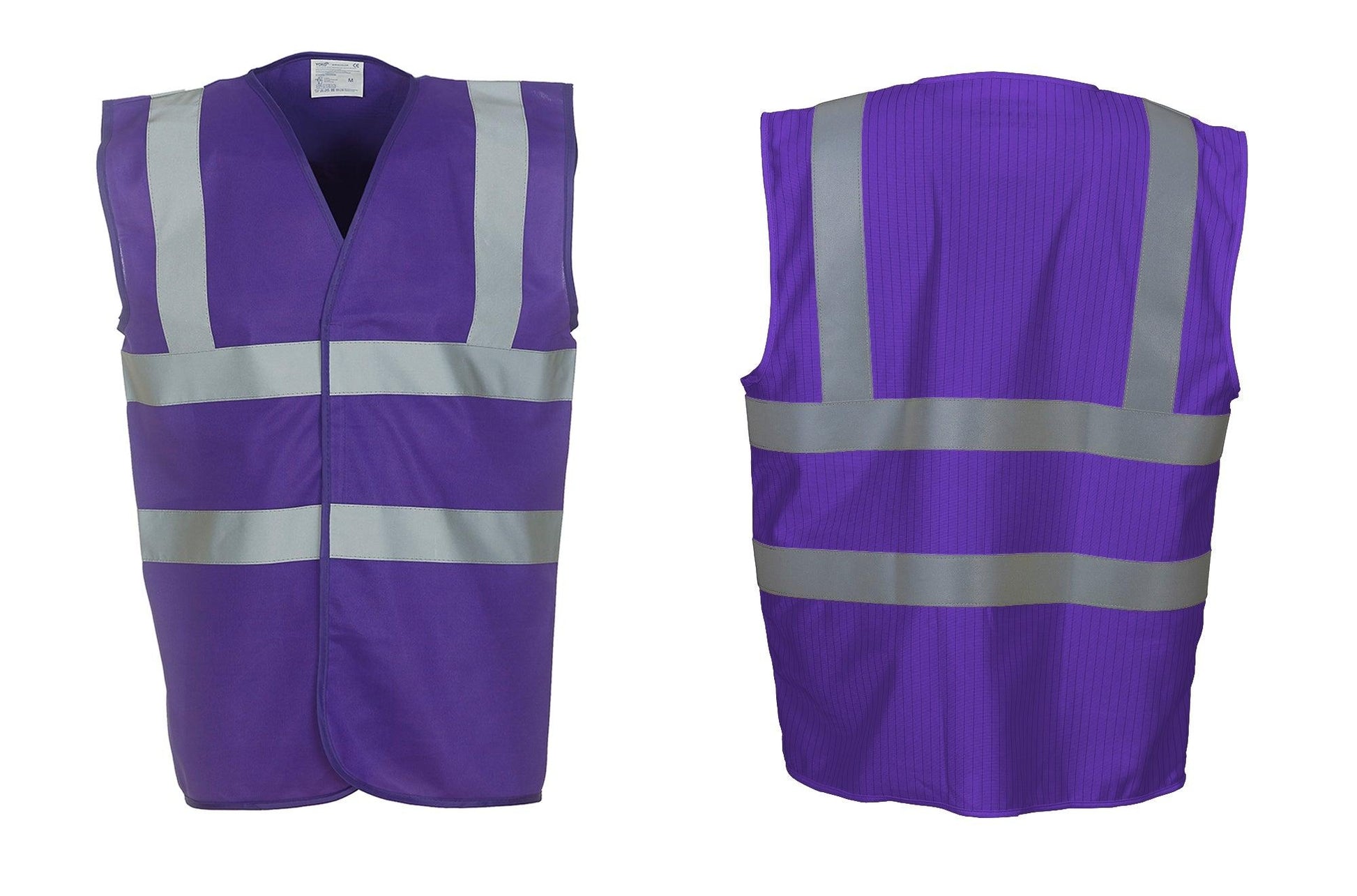 Hi-vis 2-band-and-braces waistcoat YK001 - Trustsport