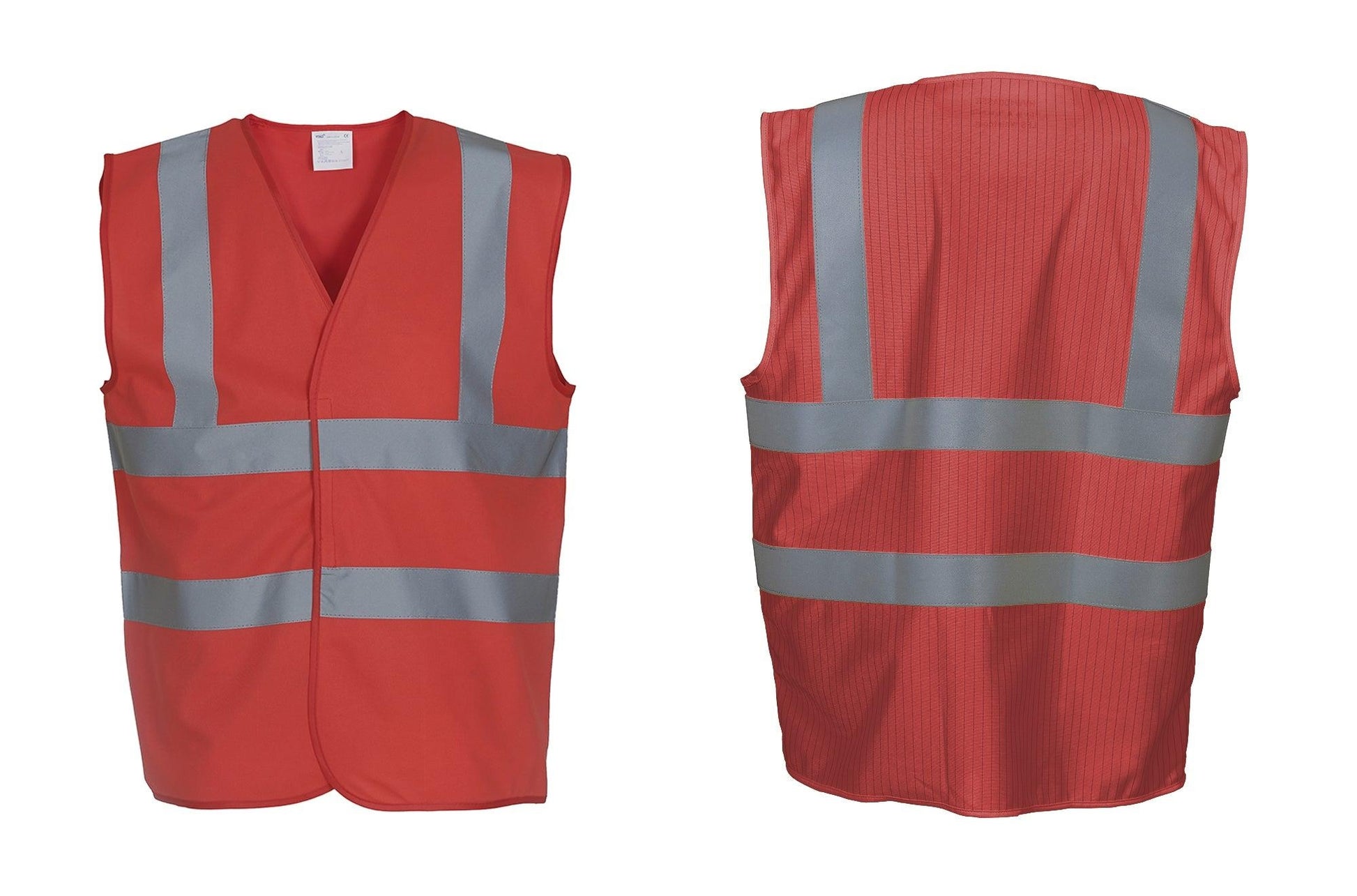 Hi-vis 2-band-and-braces waistcoat YK001 - Trustsport