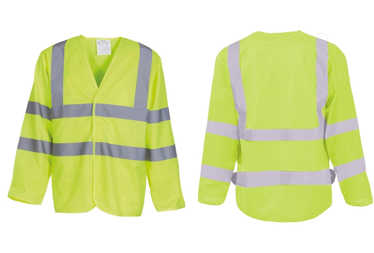 Hi-vis long sleeve waistcoat (HVJ200) YK007 - Trustsport