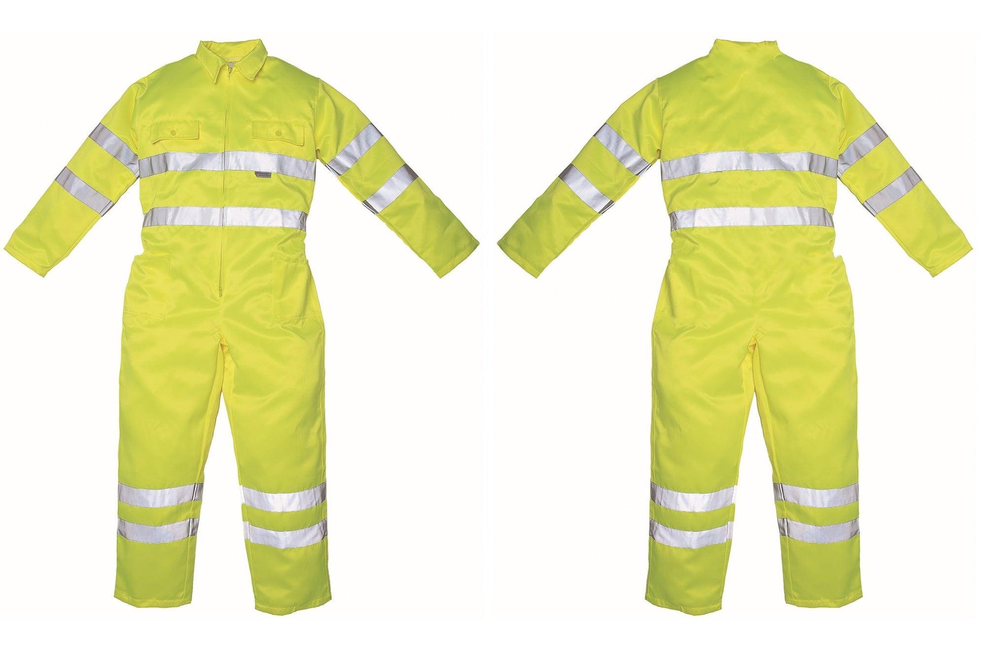 YK011 Hi-vis polycotton coverall (HV058) - Trustsport