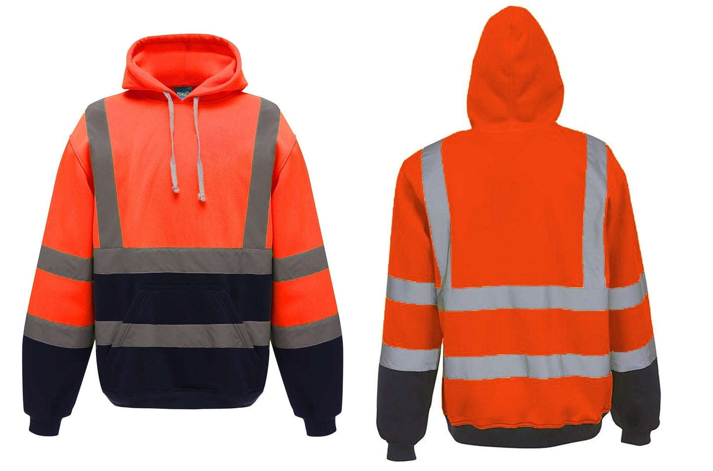 Hi-vis pull-over hoodie (HVK05) YK032 - Trustsport